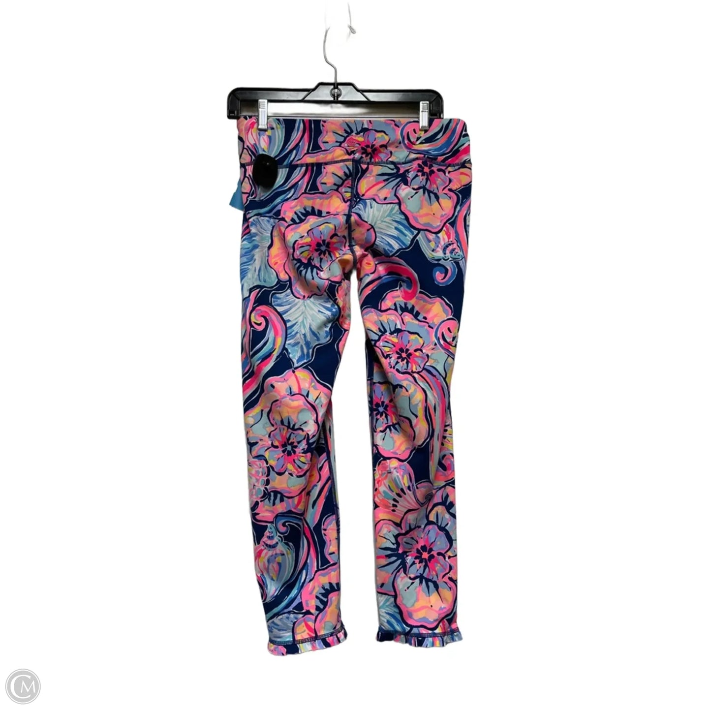 Pants Designer By Lilly Pulitzer In Blue & Pink, Size: L