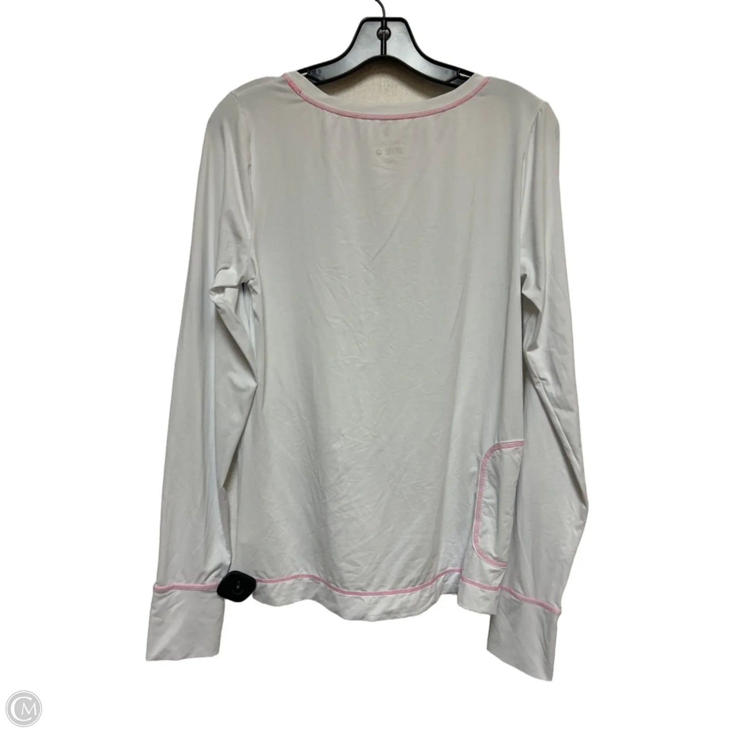 Top Long Sleeve Designer By Lilly Pulitzer In White, Size: M