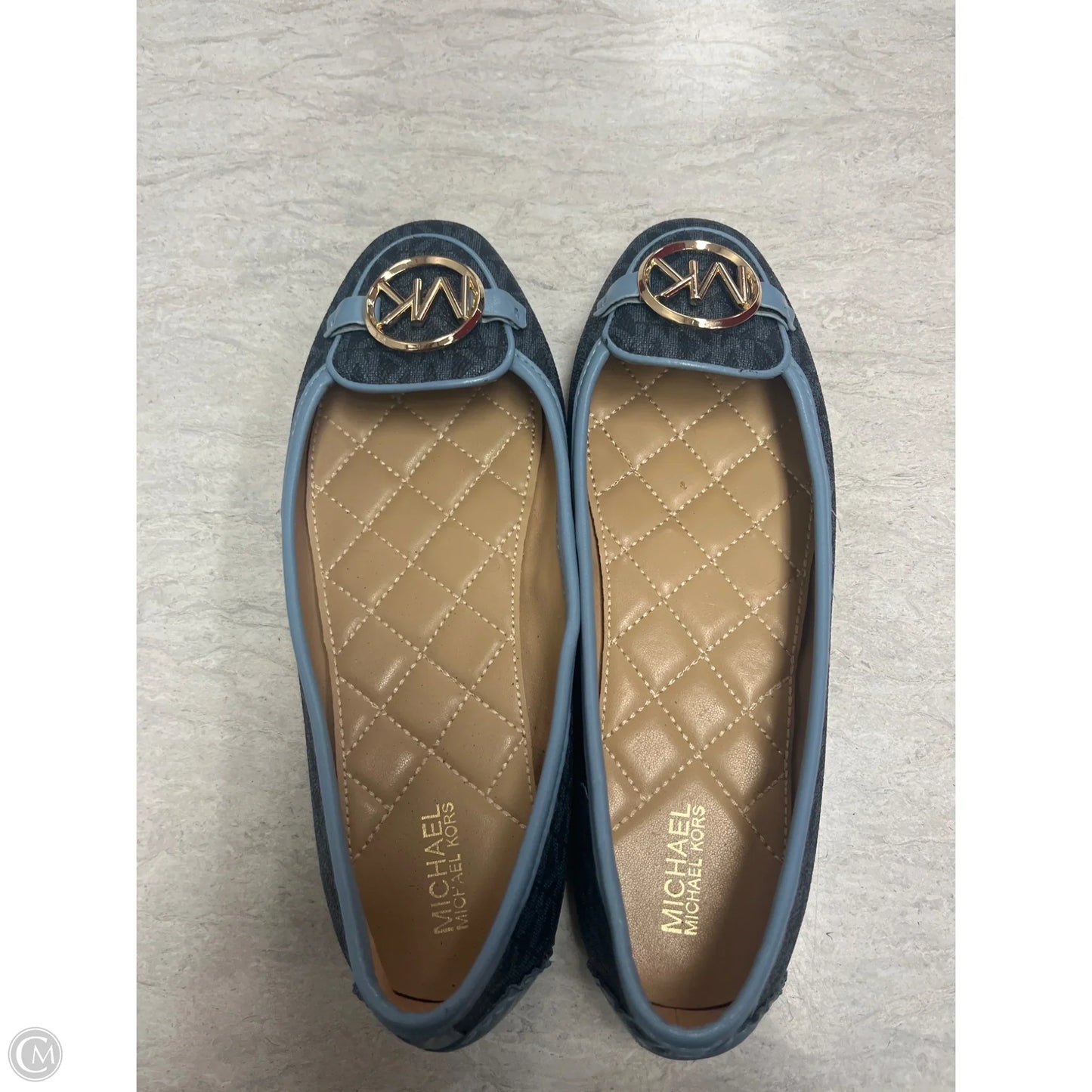 Shoes Flats By Michael By Michael Kors In Blue, Size: 7