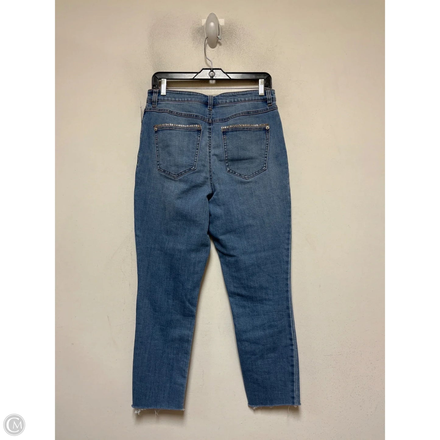 Jeans Skinny By Inc In Blue Denim, Size: 8