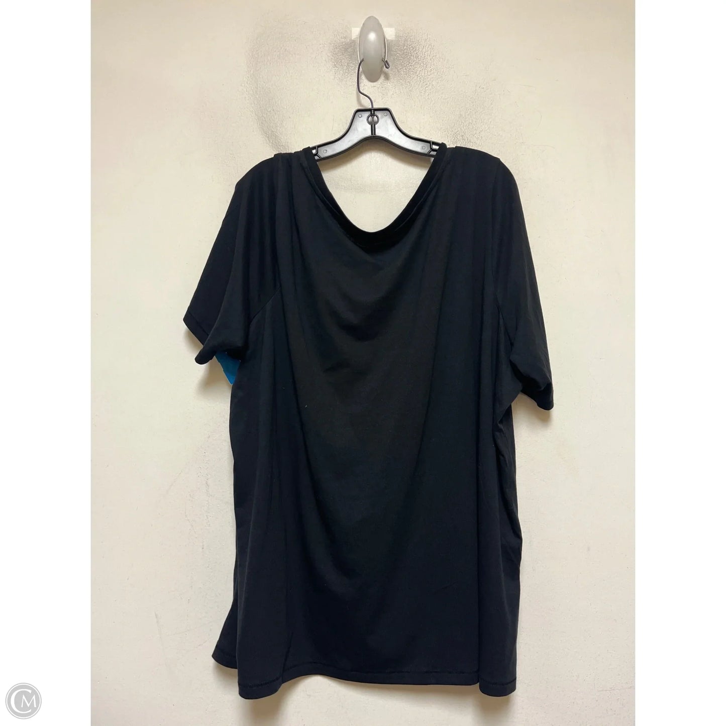 Top Short Sleeve Basic By Lane Bryant In Black, Size: 4x