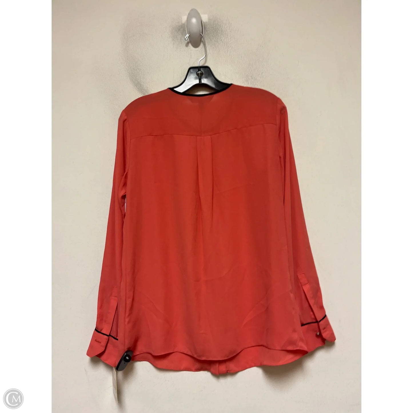 Top Long Sleeve By Ellen Tracy In Coral, Size: S