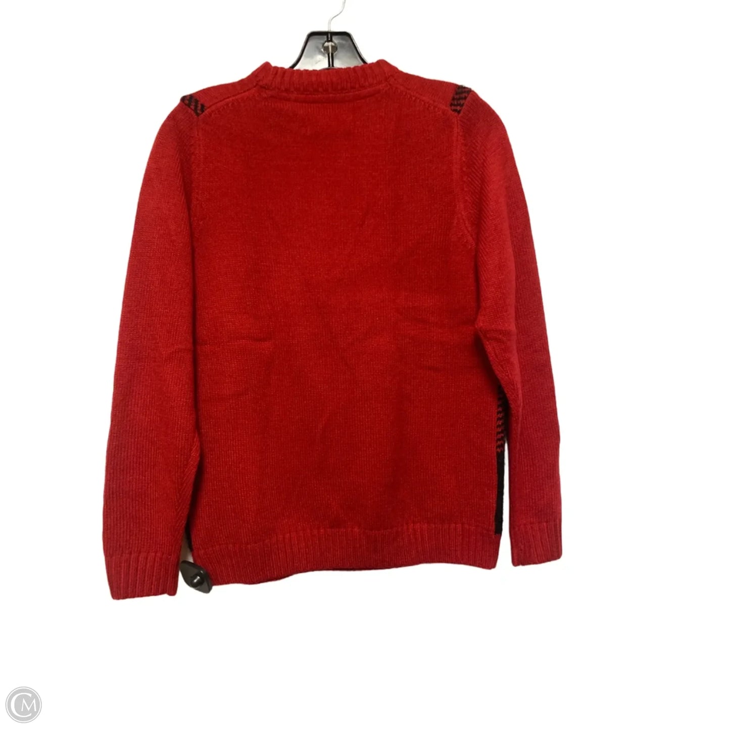 Sweater By Weatherproof In Black & Red, Size: Xs