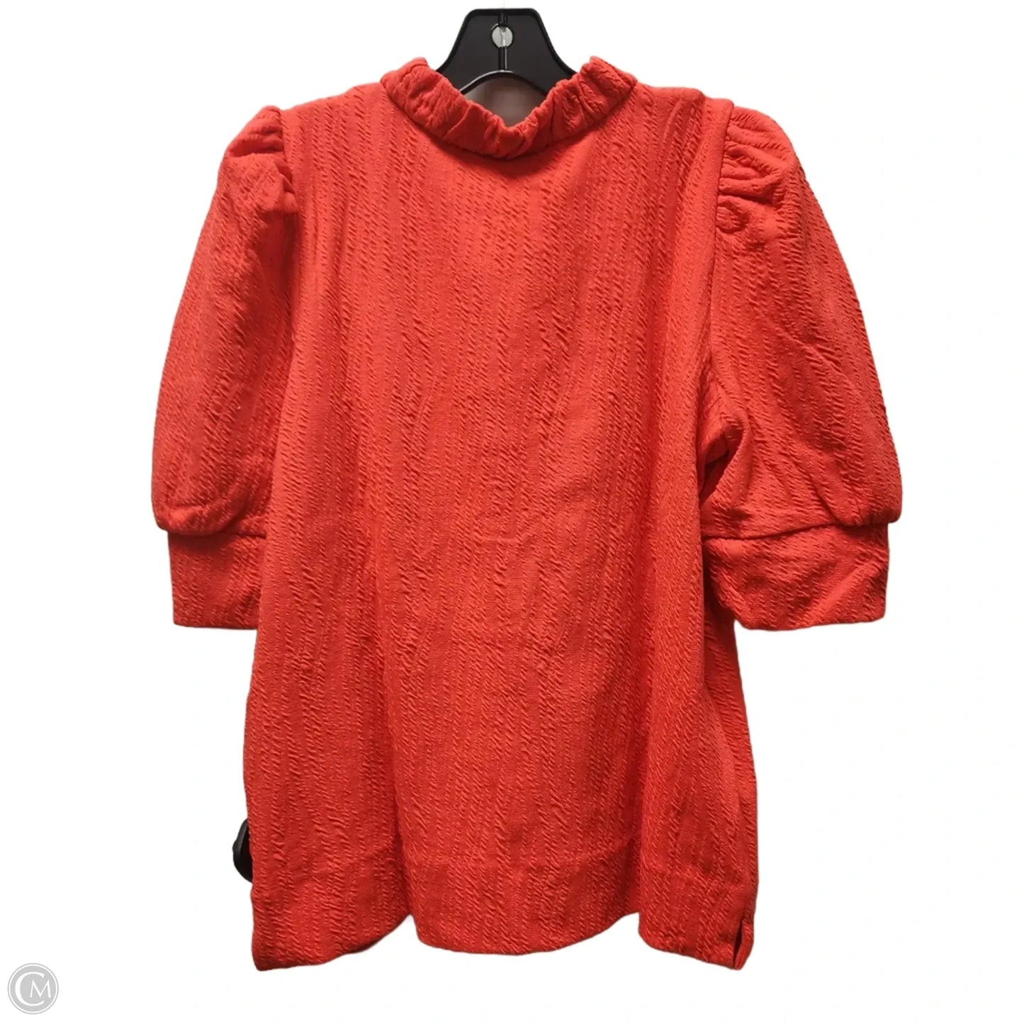 Top Short Sleeve Designer By Lilly Pulitzer In Orange, Size: L