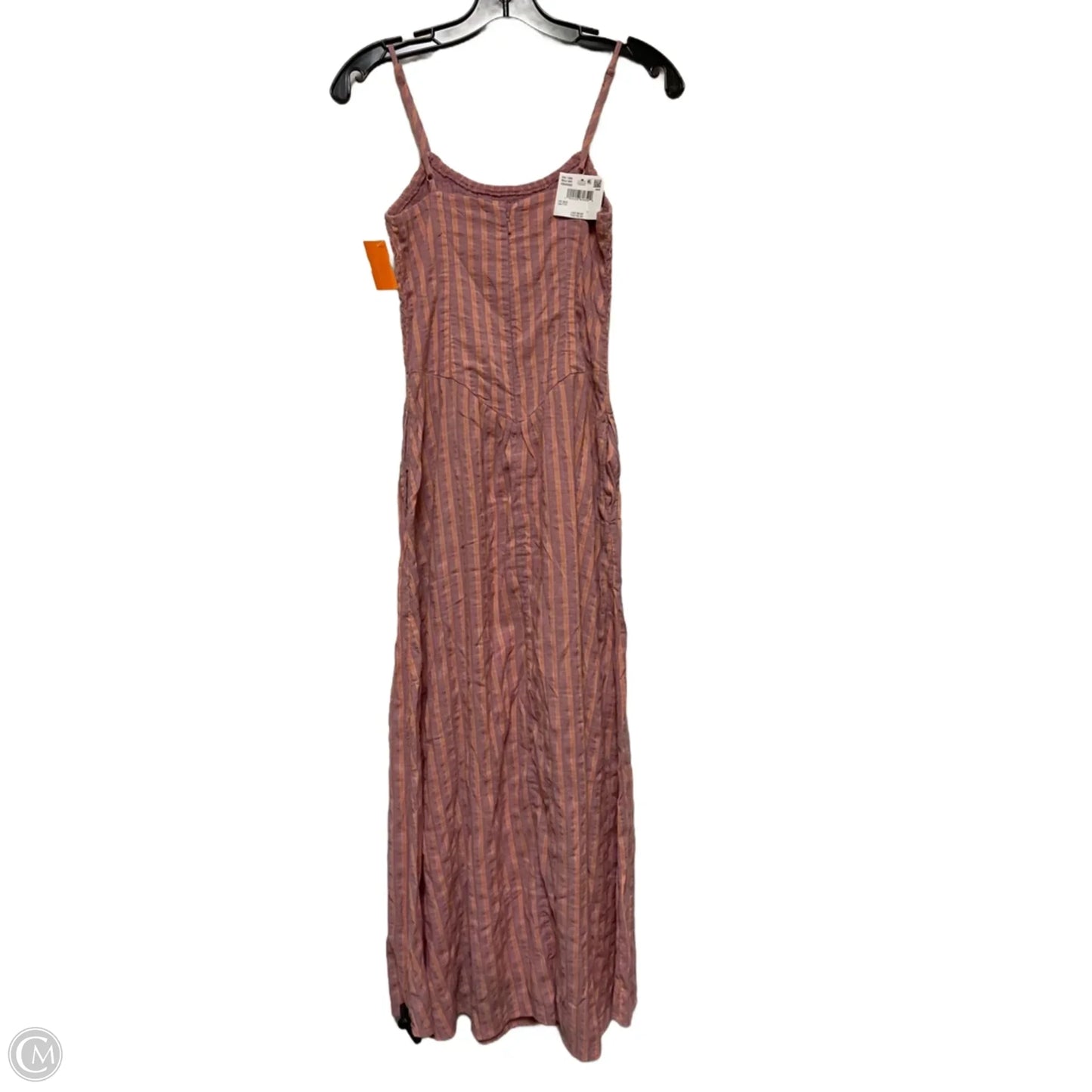 Dress Casual Midi By American Eagle In Orange & Purple, Size: Xxs