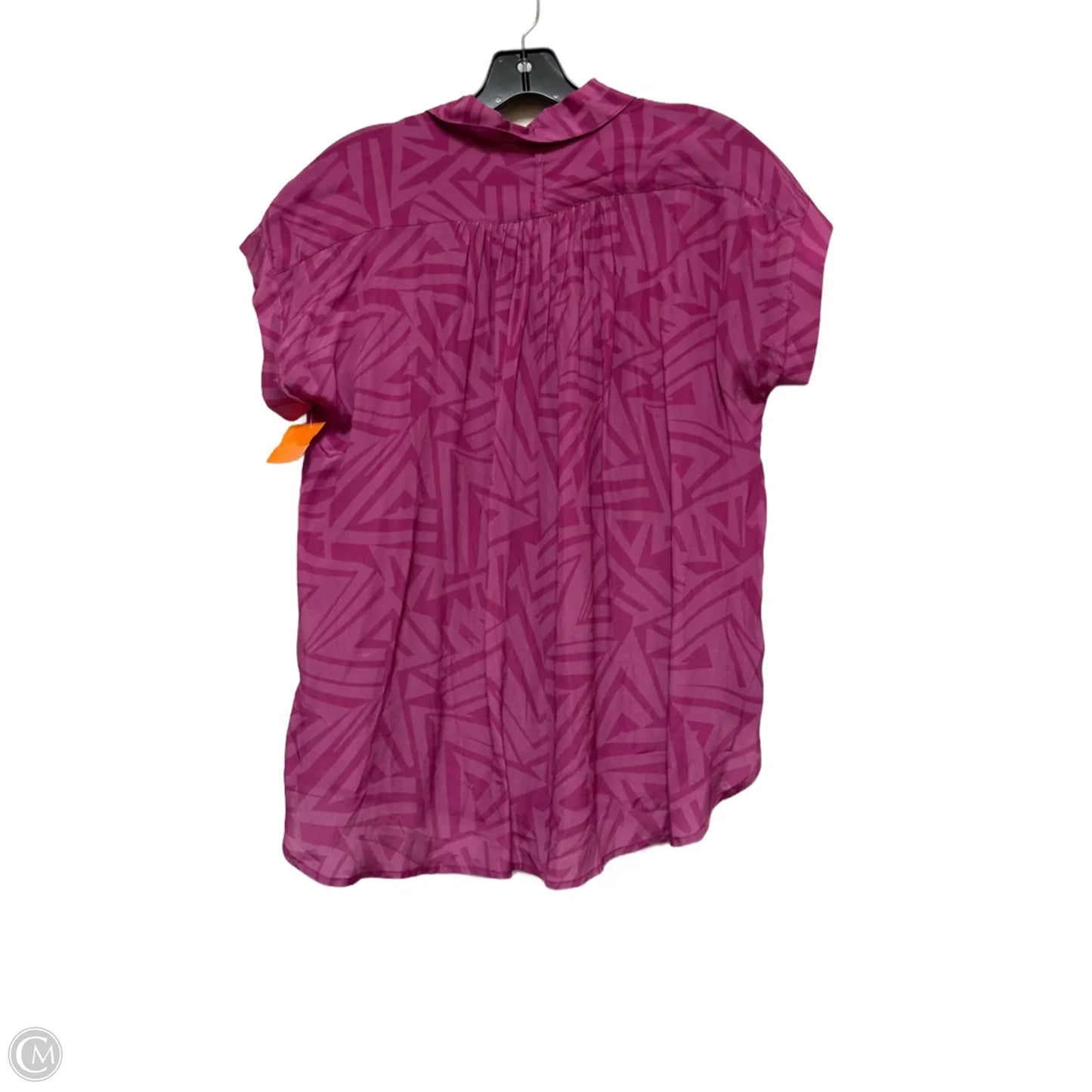Top Short Sleeve By Clothes Mentor In Pink & Purple, Size: S