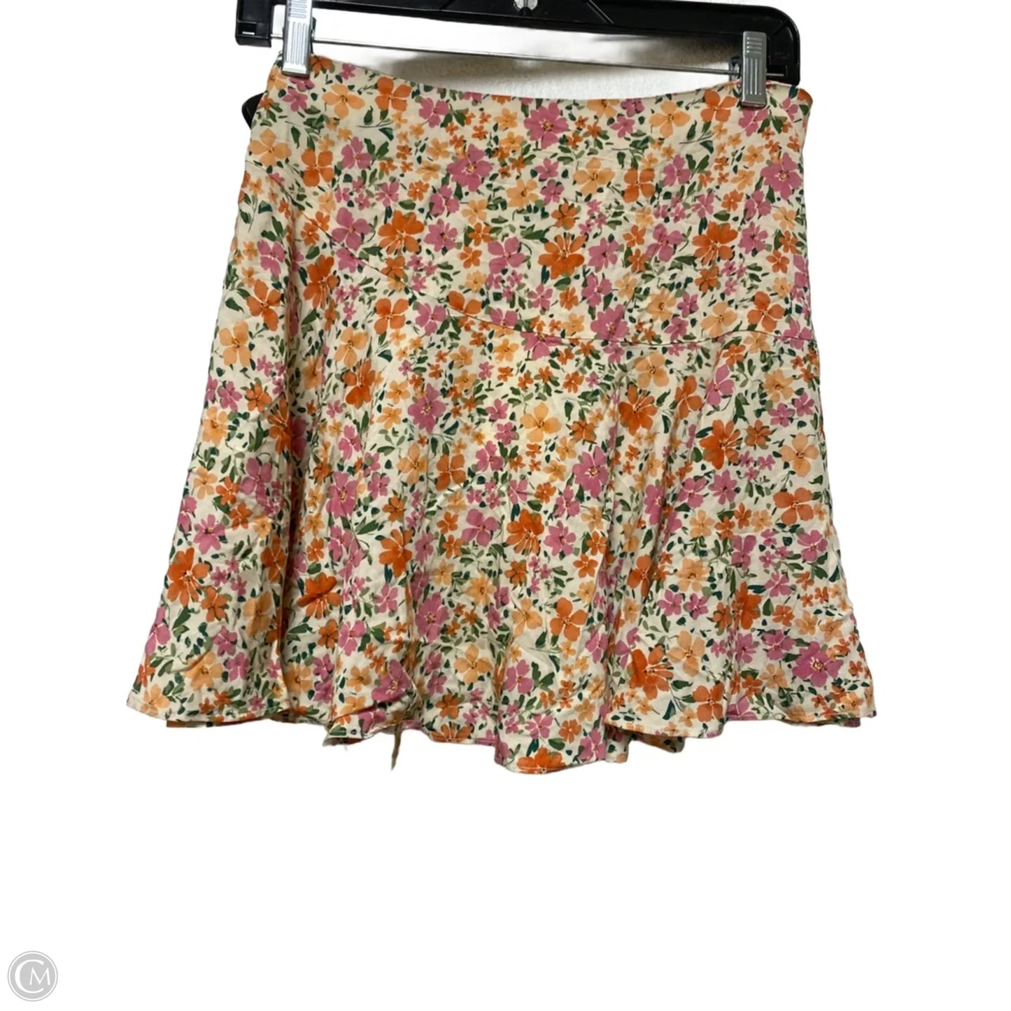 Skirt Mini & Short By Clothes Mentor In Floral Print, Size: 4