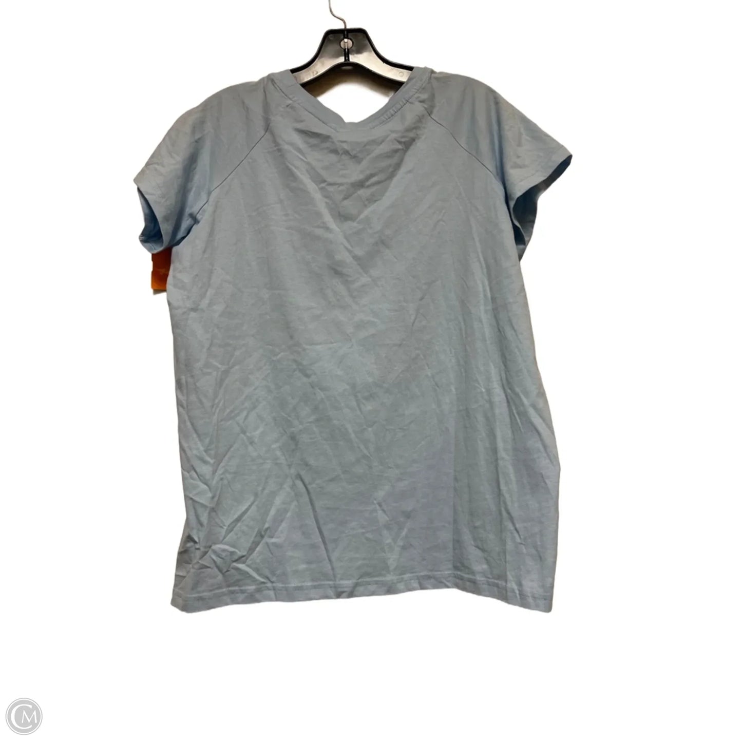 Athletic Top Short Sleeve By Champion In Blue, Size: Xxl