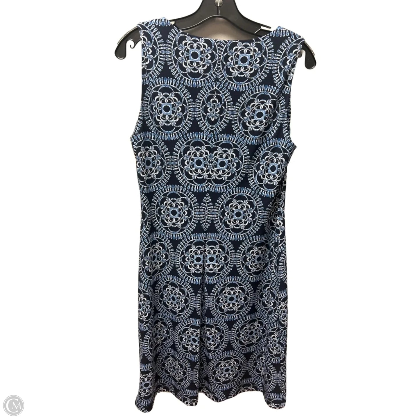Dress Casual Short By Tommy Hilfiger In Blue & White, Size: M