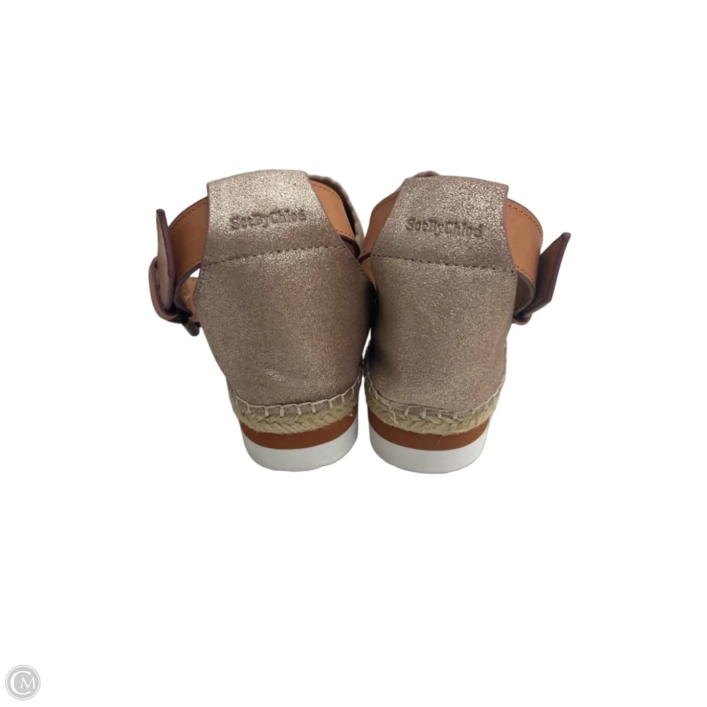 Shoes Designer By See By Chloe In Bronze, Size: 10