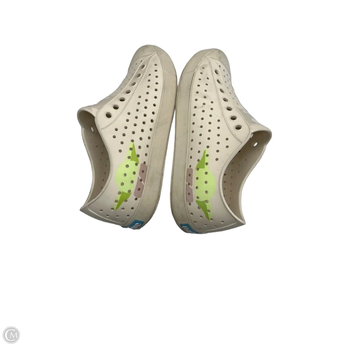 Shoes Flats By Clothes Mentor In Ivory, Size: 10