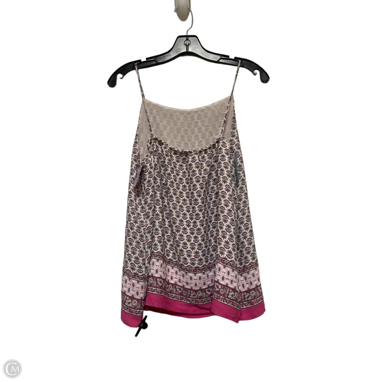 Top Sleeveless By Loft In Floral Print, Size: Mp