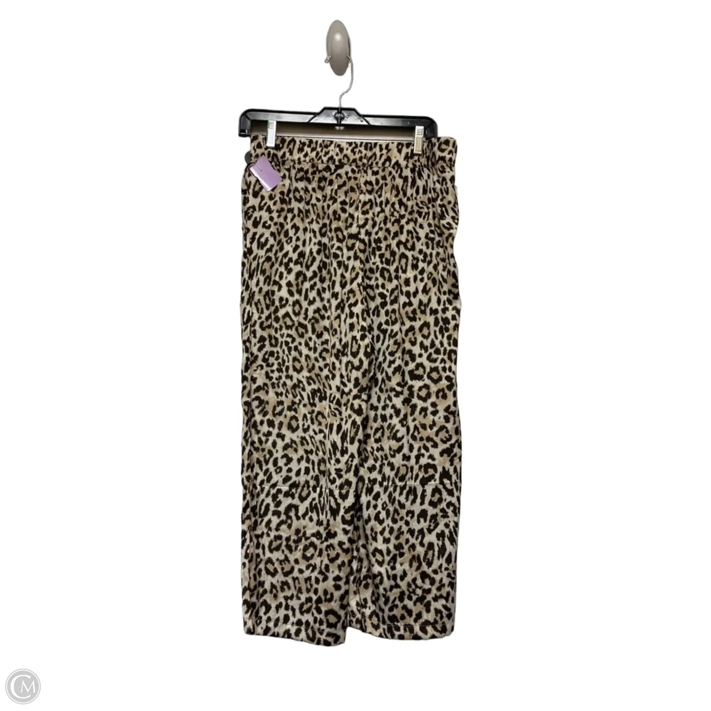 Pants Cropped By Philosophy In Animal Print, Size: 12p