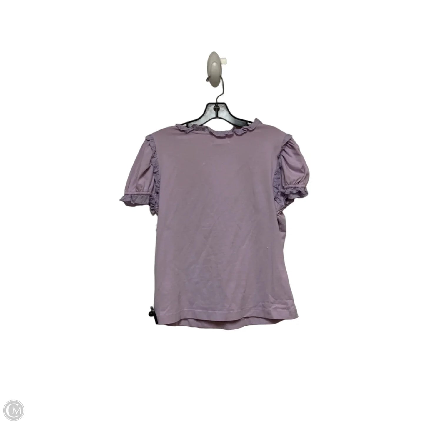 Top Short Sleeve By Maeve In Purple, Size: L