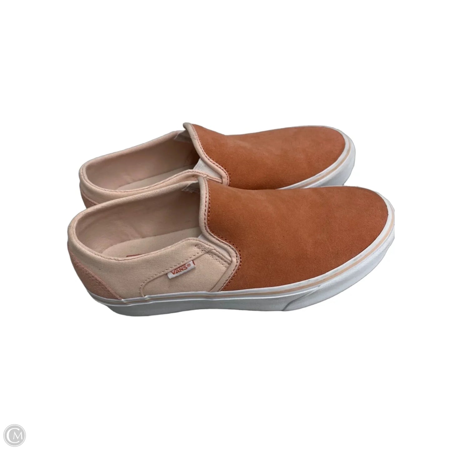 Shoes Sneakers By Vans In Peach, Size: 8