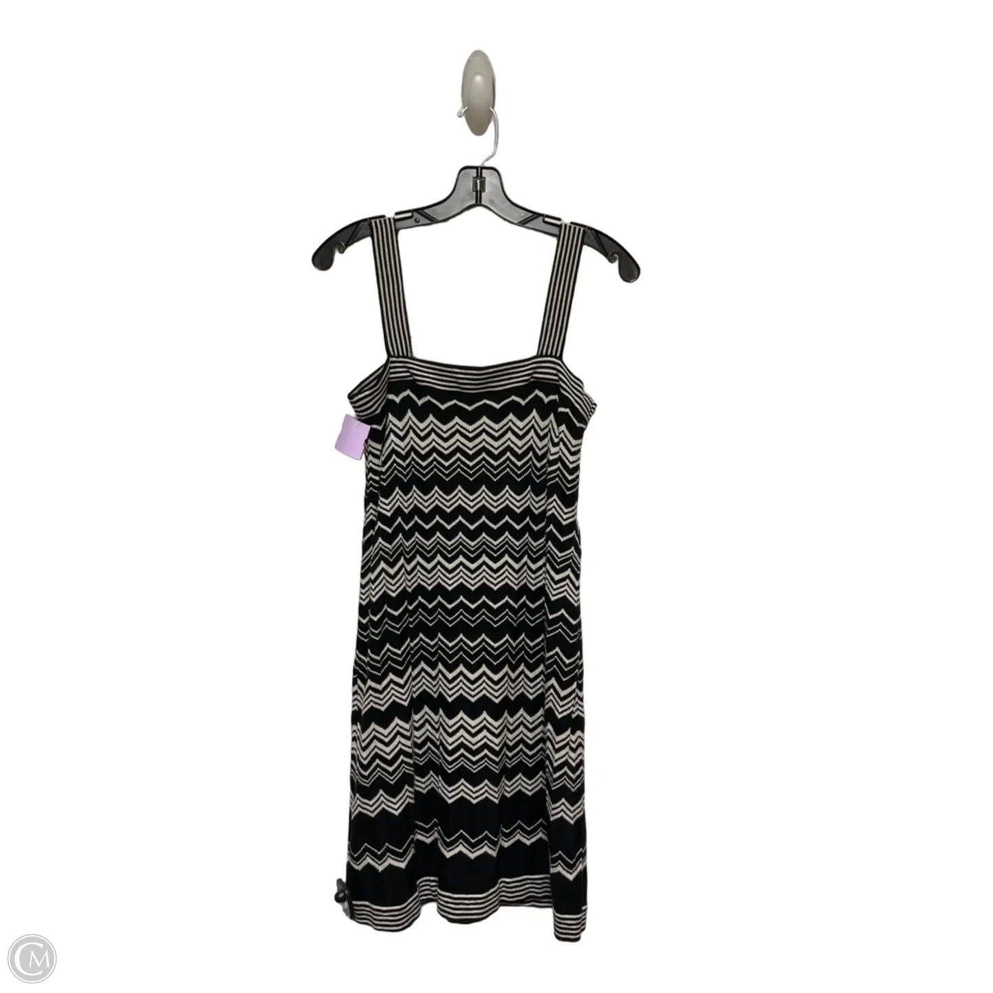 Dress Luxury Designer By Missoni In Black & White, Size: M