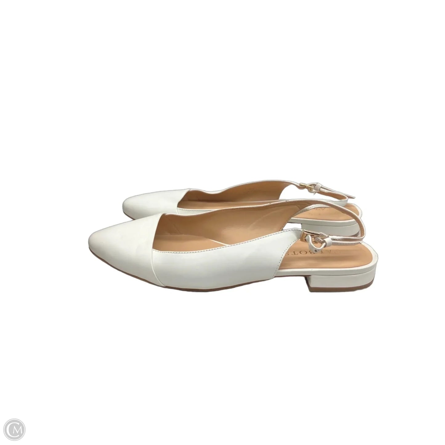 Shoes Flats By Talbots In White, Size: 8.5