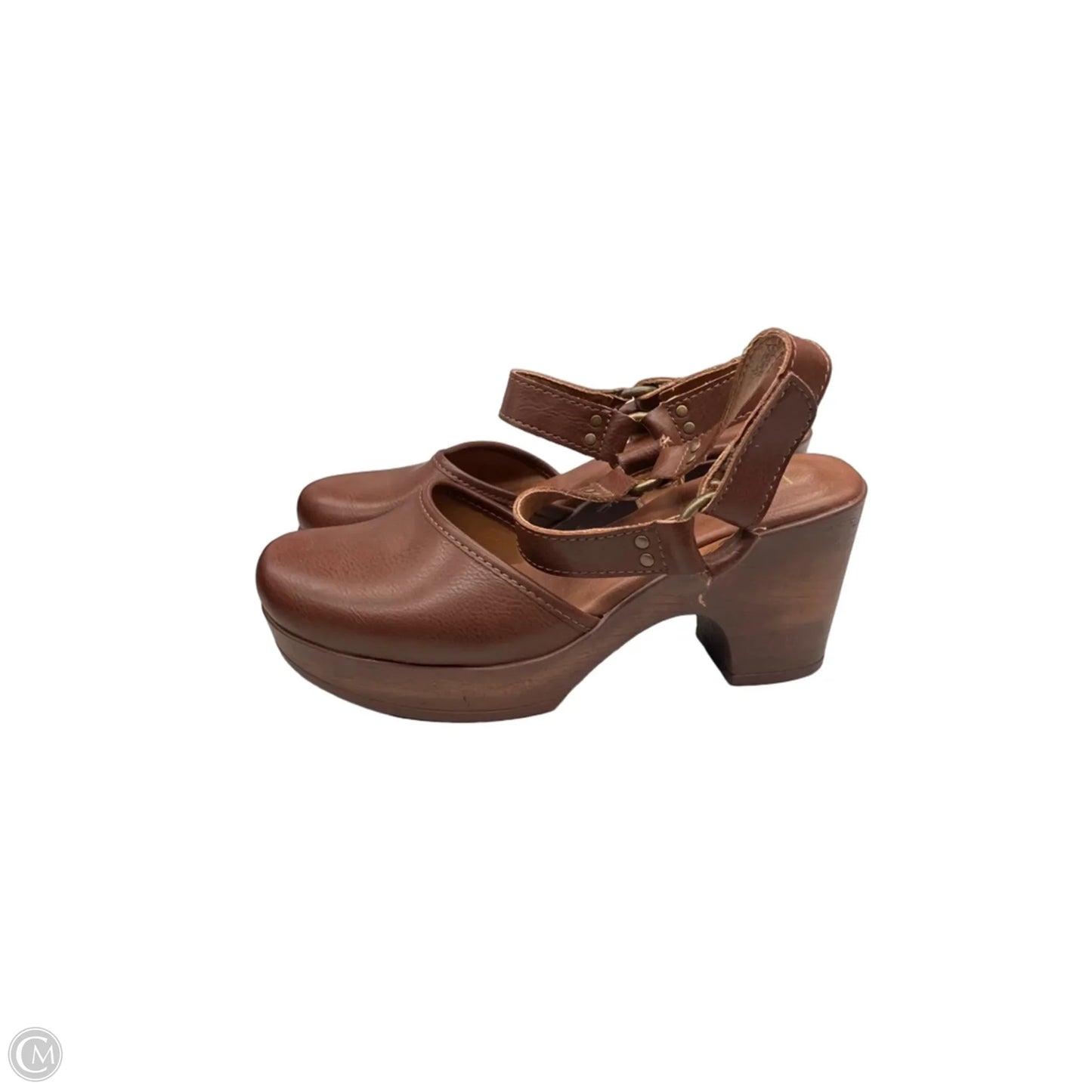 Shoes Heels Block By Boc In Brown, Size: 7