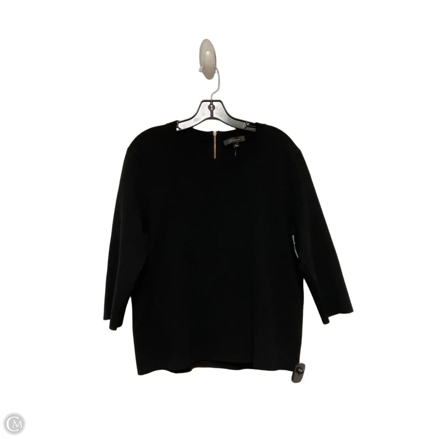 Sweater By Ann Taylor In Black, Size: L