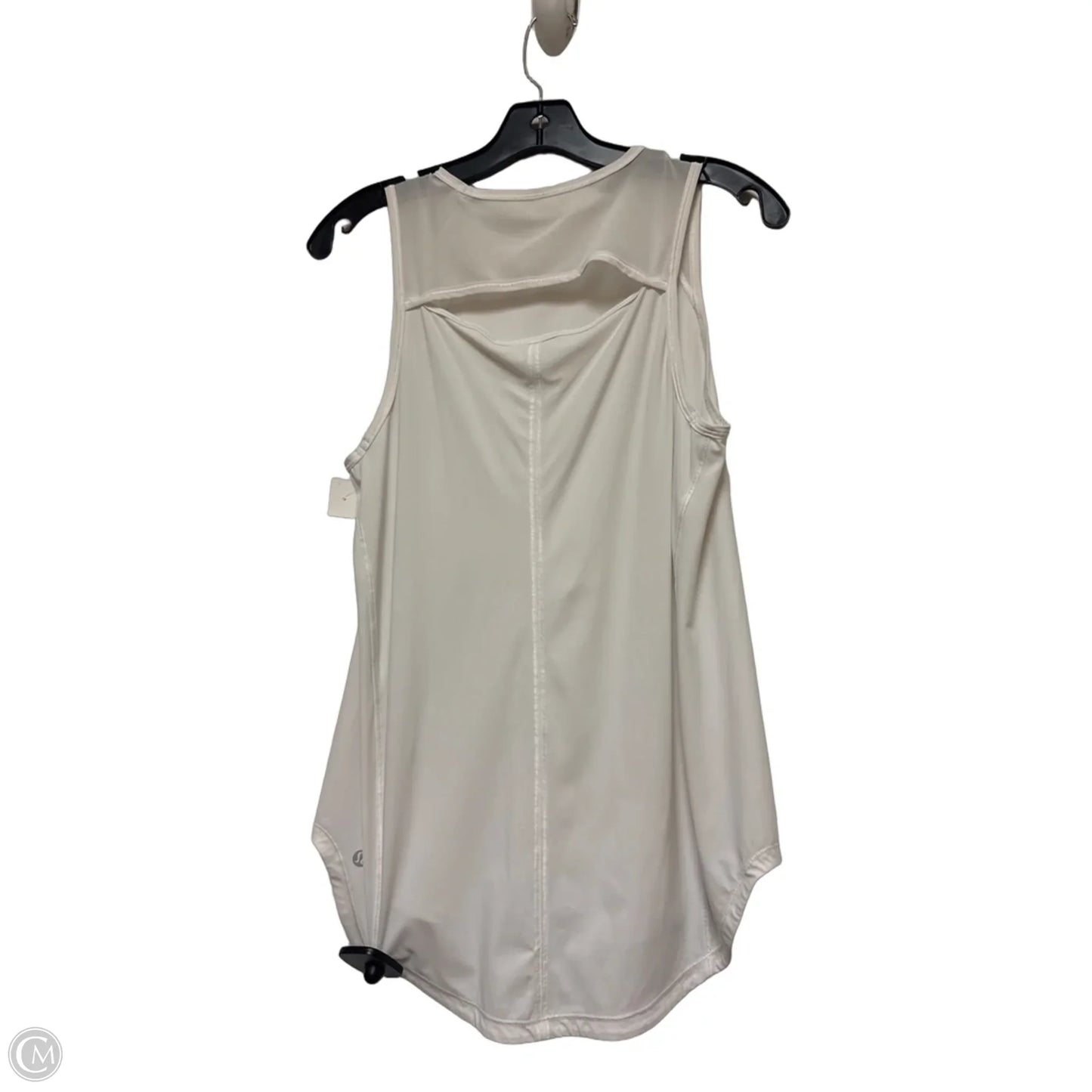 Athletic Tank Top By Lululemon In White, Size: S