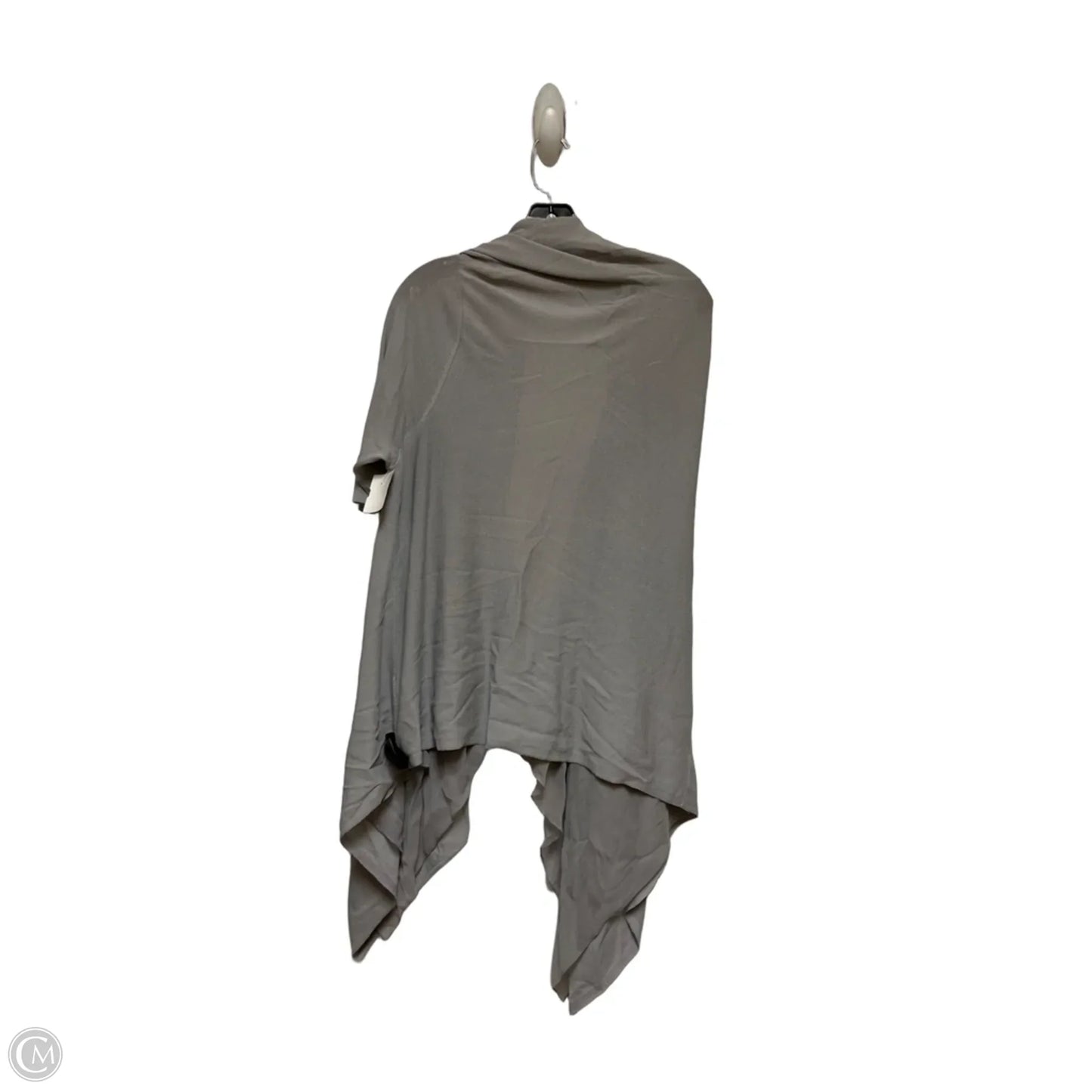 Top Short Sleeve By Saks Fifth Avenue In Grey, Size: Xl
