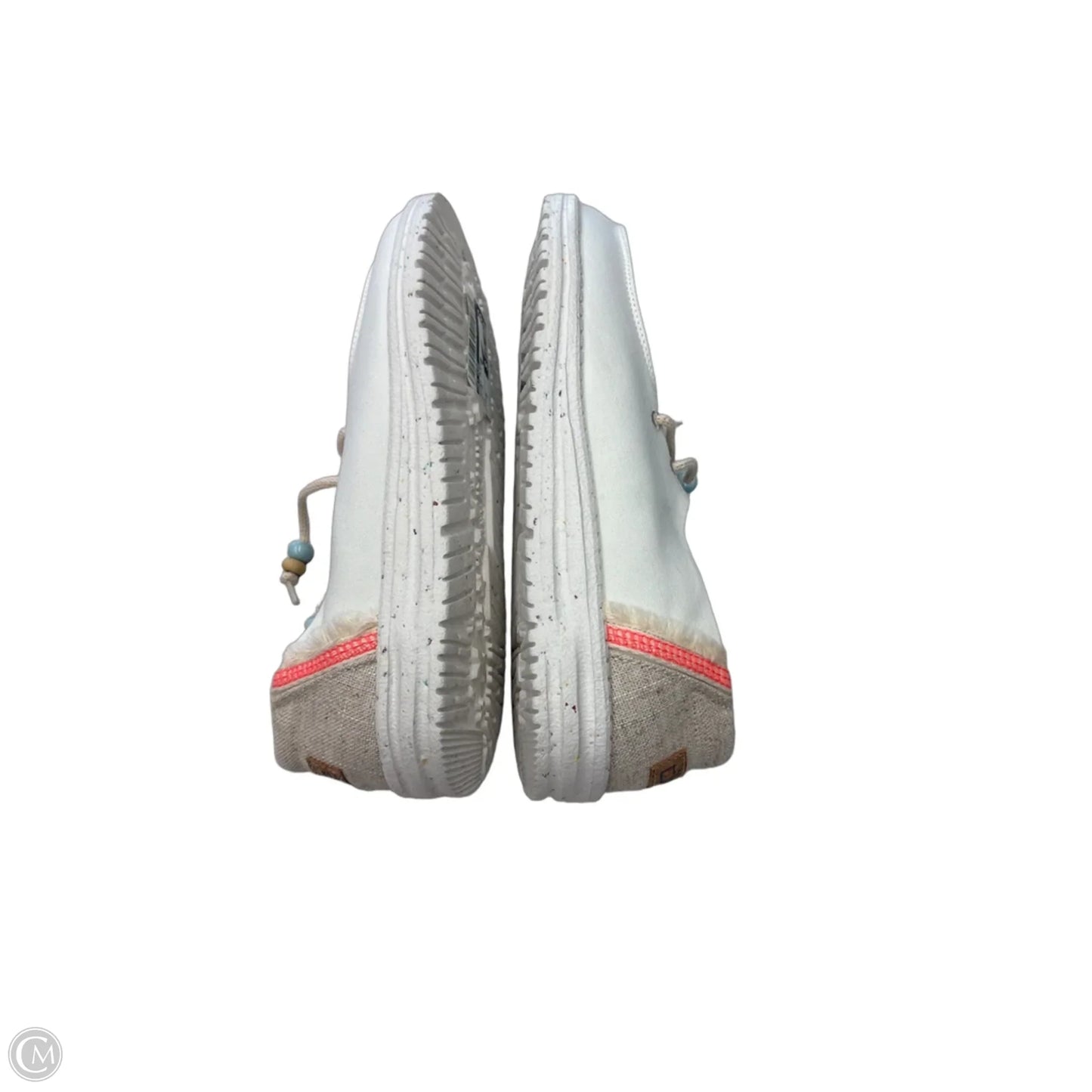 Shoes Flats By Hey Dude In White, Size: 9
