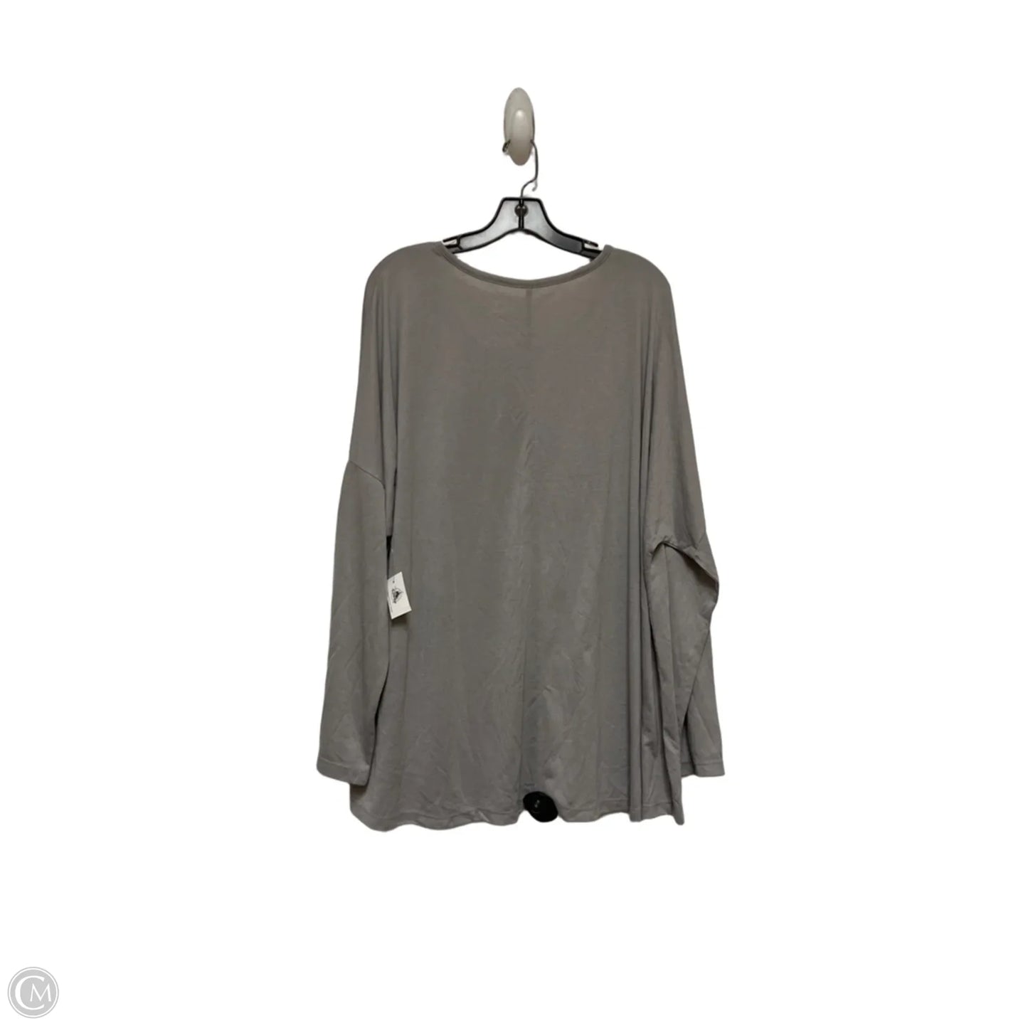 Top Long Sleeve Basic By Disney Store In Green & Purple, Size: 1x
