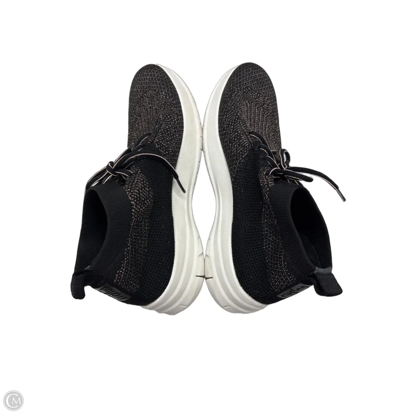 Shoes Athletic By Fitflop In Black & Pink, Size: 7