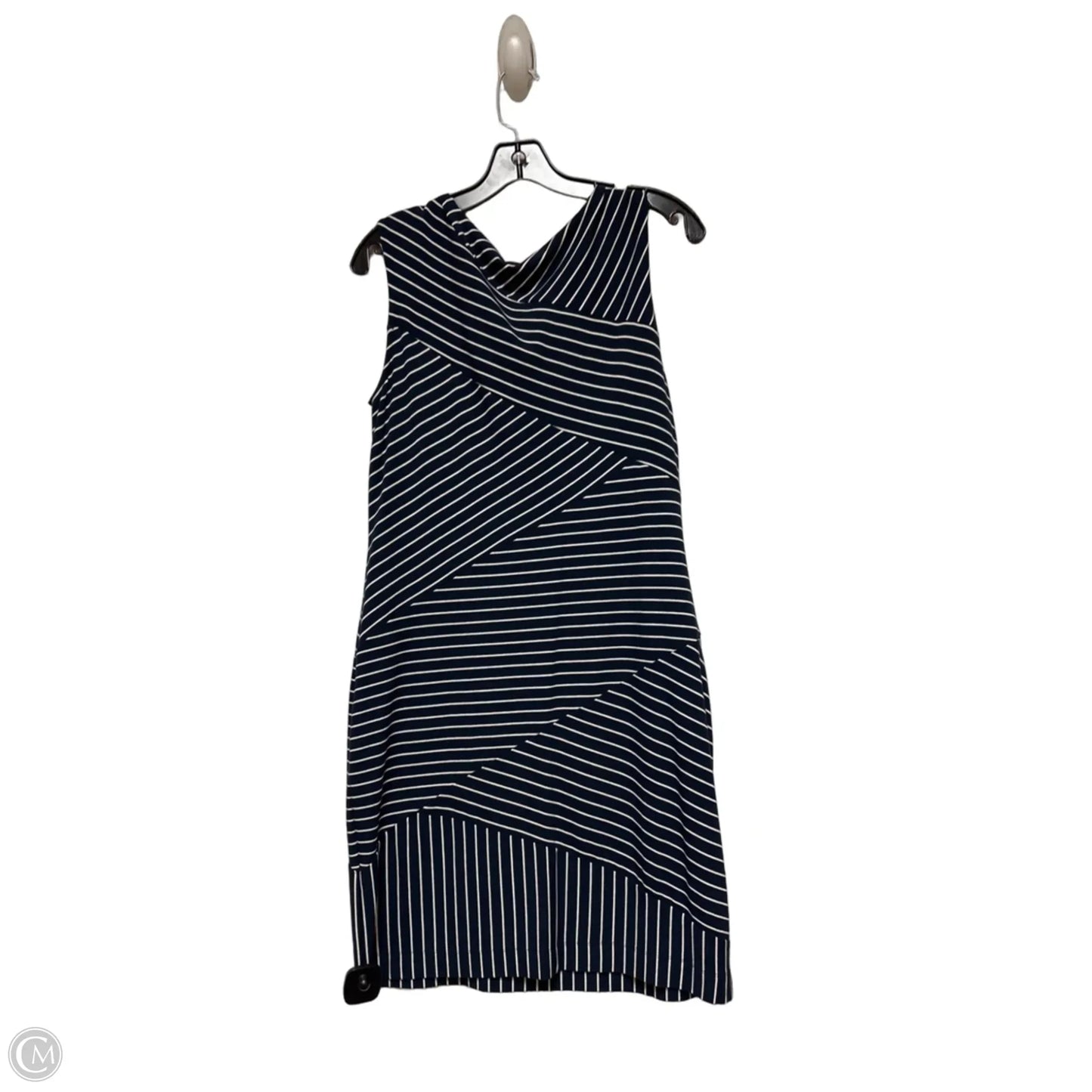 Dress Casual Short By Ann Taylor In Striped Pattern, Size: Mp
