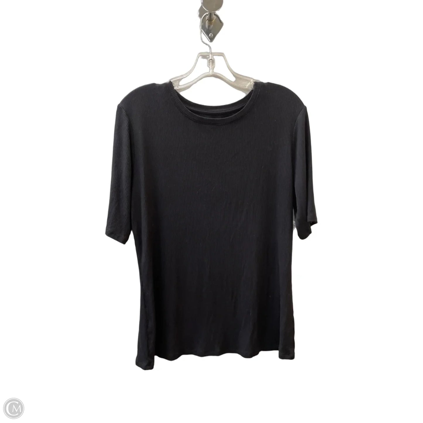 Top Short Sleeve Basic By Nine West In Black, Size: Xl