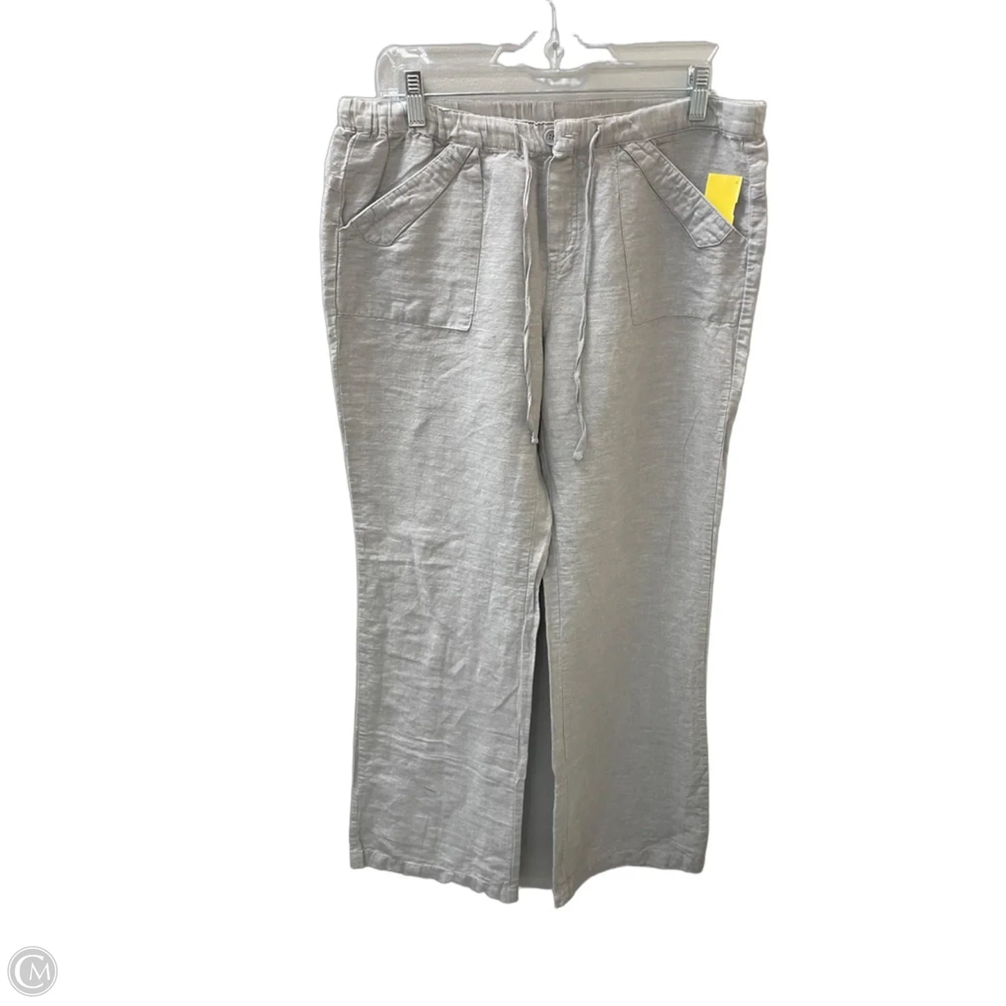 Pants Linen By New York And Co In Grey, Size: 6