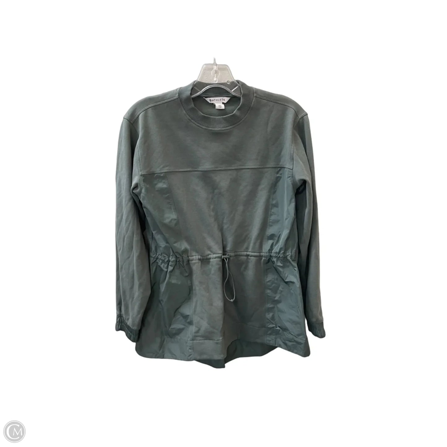 Athletic Sweatshirt Collar By Athleta In Green, Size: Xxs