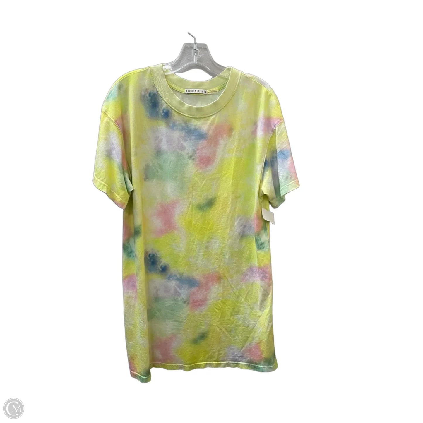 Dress Designer By Alice + Olivia In Tie Dye Print, Size: Xl