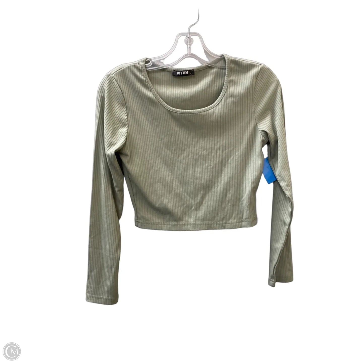 Top Long Sleeve By Btfbm In Green, Size: S