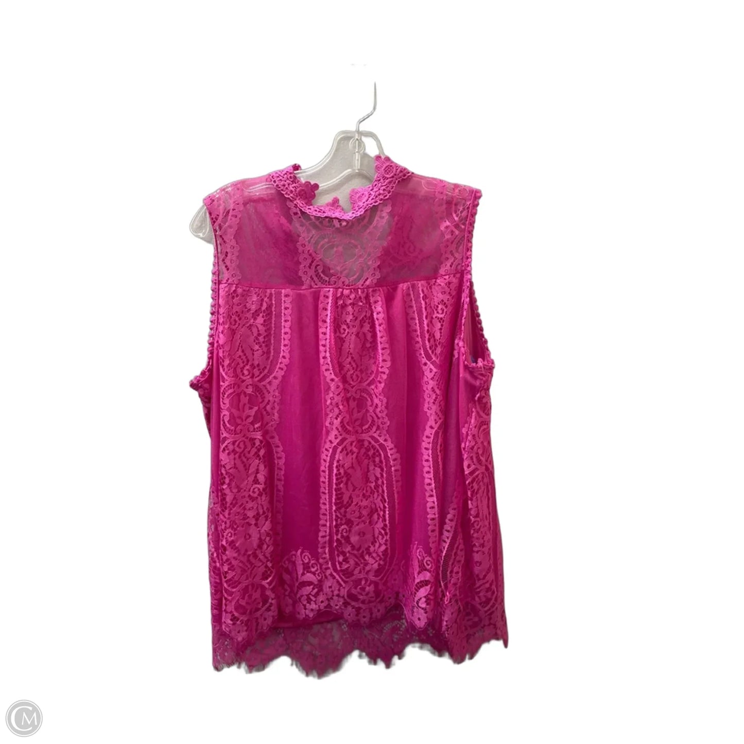 Top Sleeveless By Ny Collection In Pink, Size: Xl