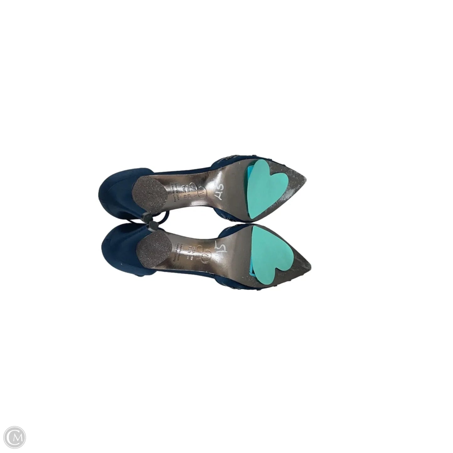 Shoes Heels Stiletto By Adrianna Papell In Blue, Size: 8