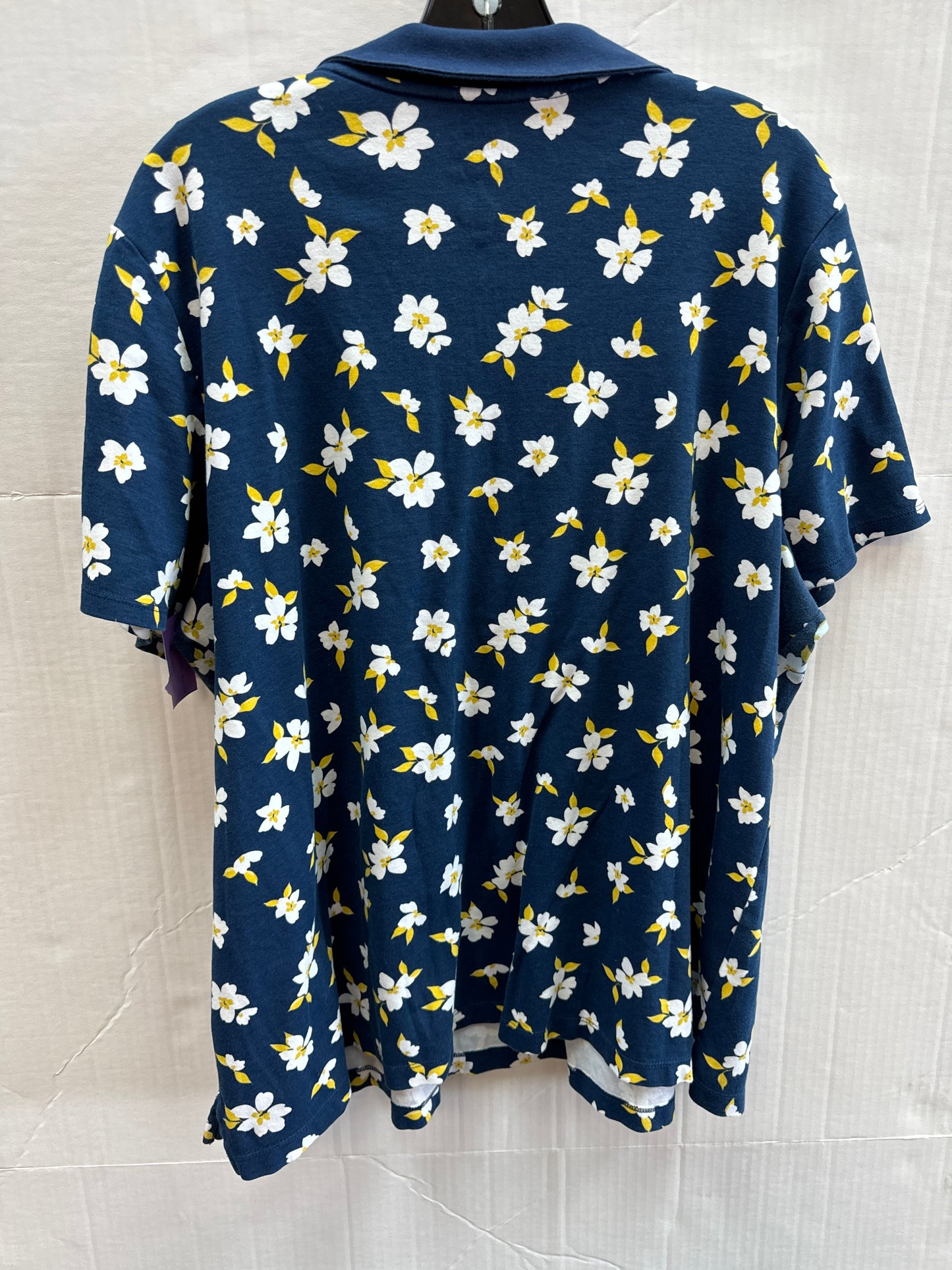 Top Short Sleeve By Croft And Barrow Size: 2x