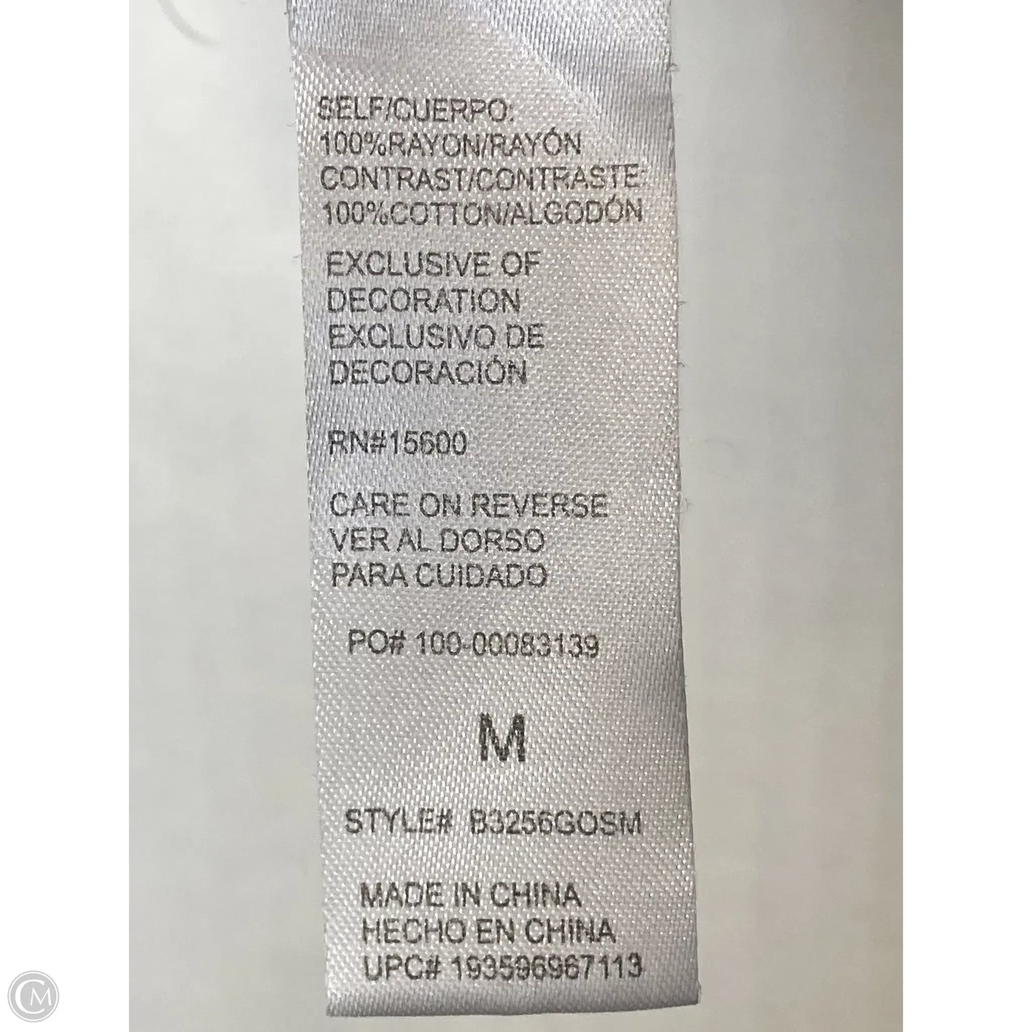 Top Short Sleeve By Democracy In Green, Size: M