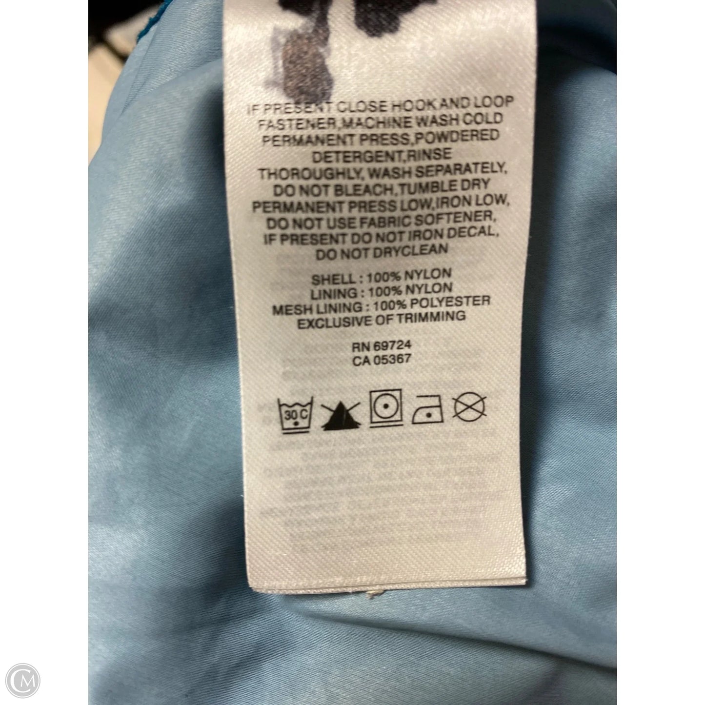 Jacket Windbreaker By Columbia In Aqua, Size: 2x