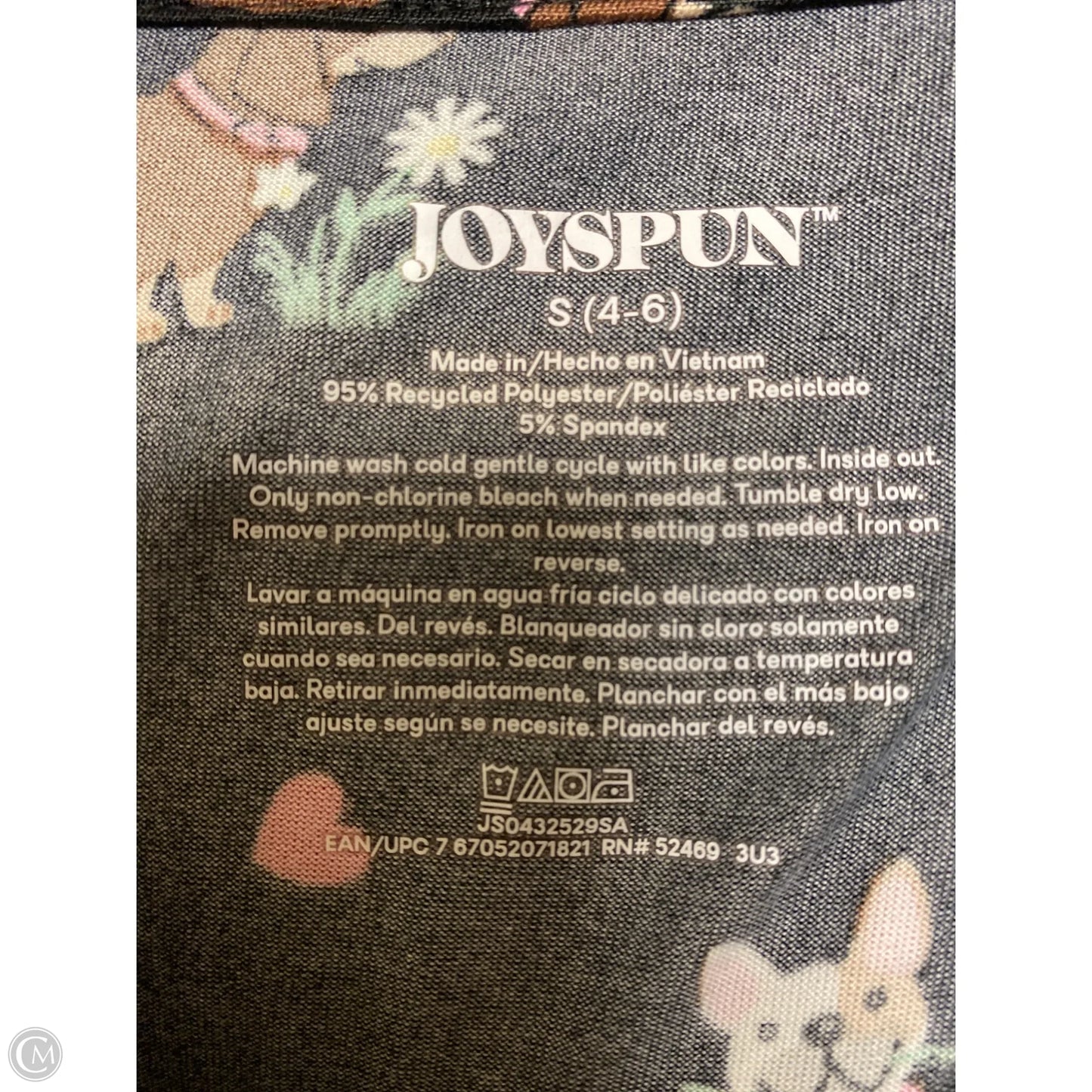 Pajamas 2pc By Joyspun In Black, Size: S