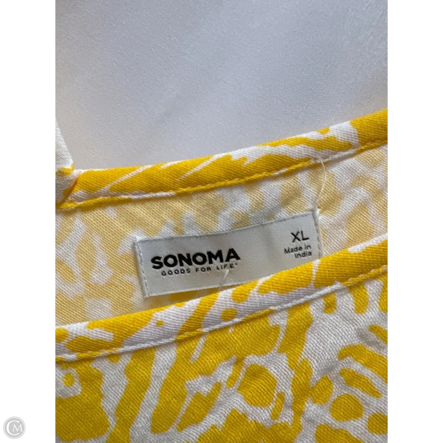 Dress Casual Maxi By Sonoma In Yellow, Size: Xl