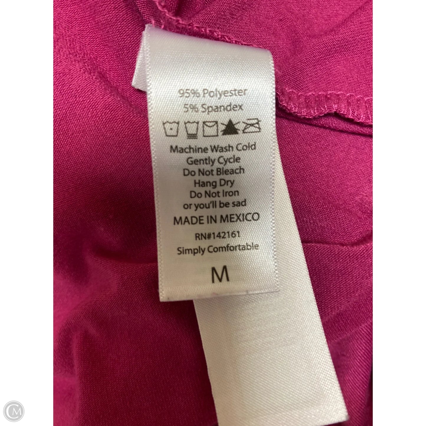 Top Short Sleeve By Lularoe In Purple, Size: M