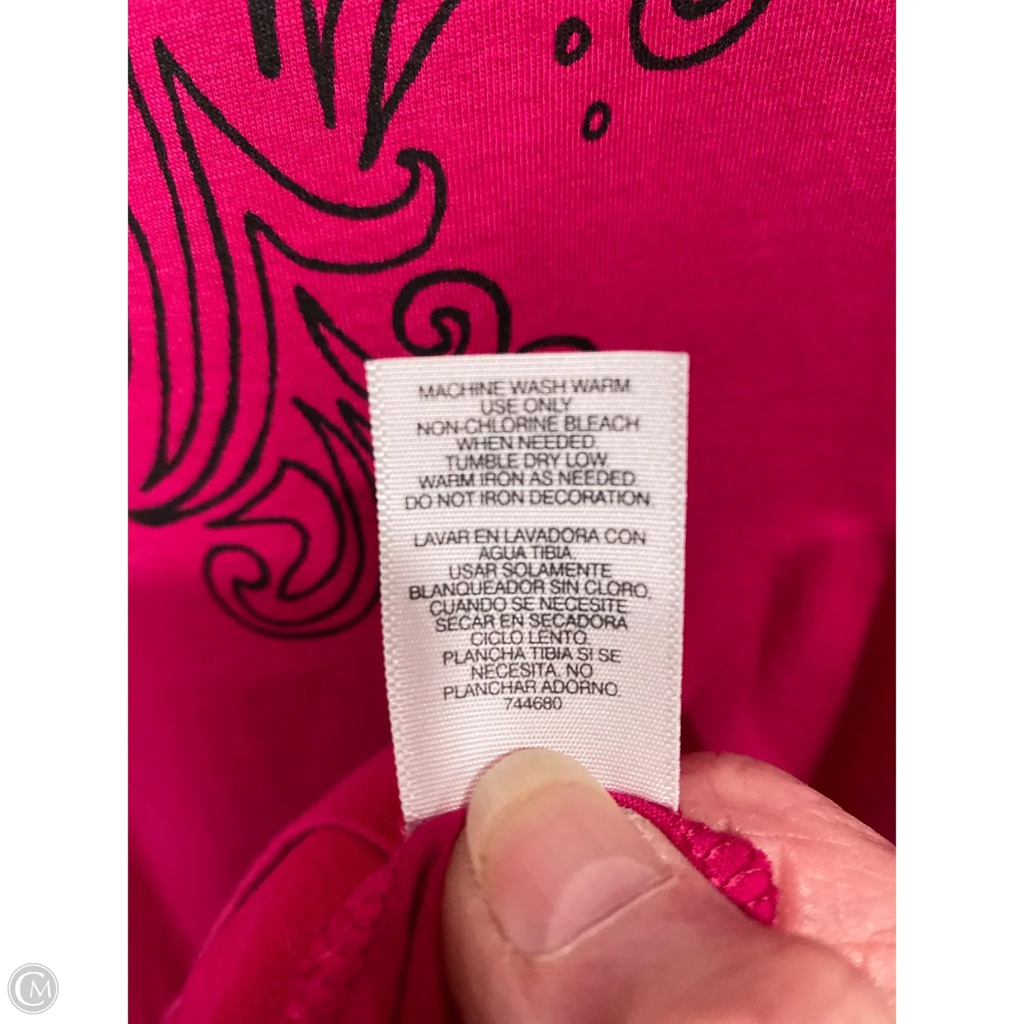 Top Short Sleeve By Clothes Mentor In Pink, Size: 1x