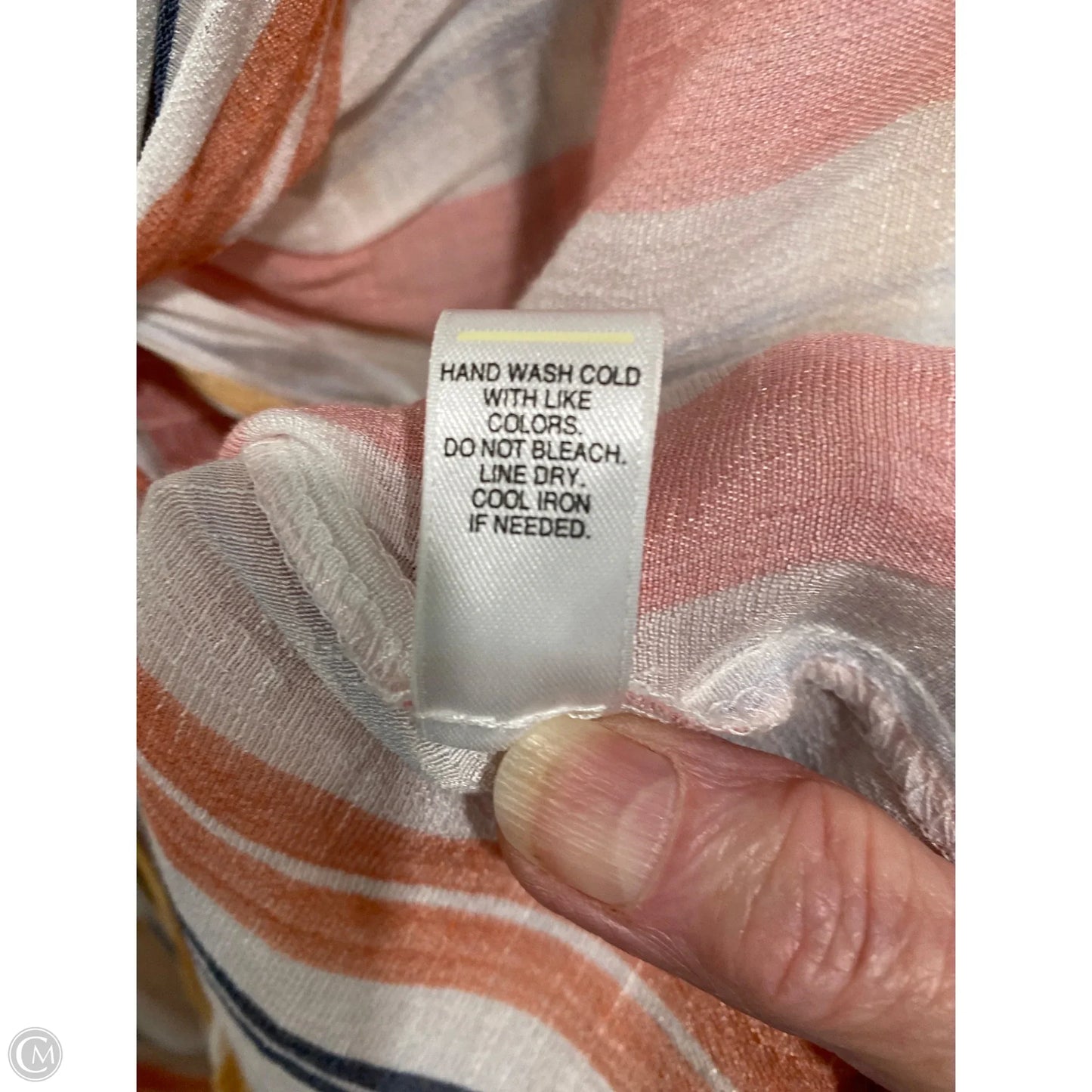 Top Long Sleeve By Cato In Pink, Size: L