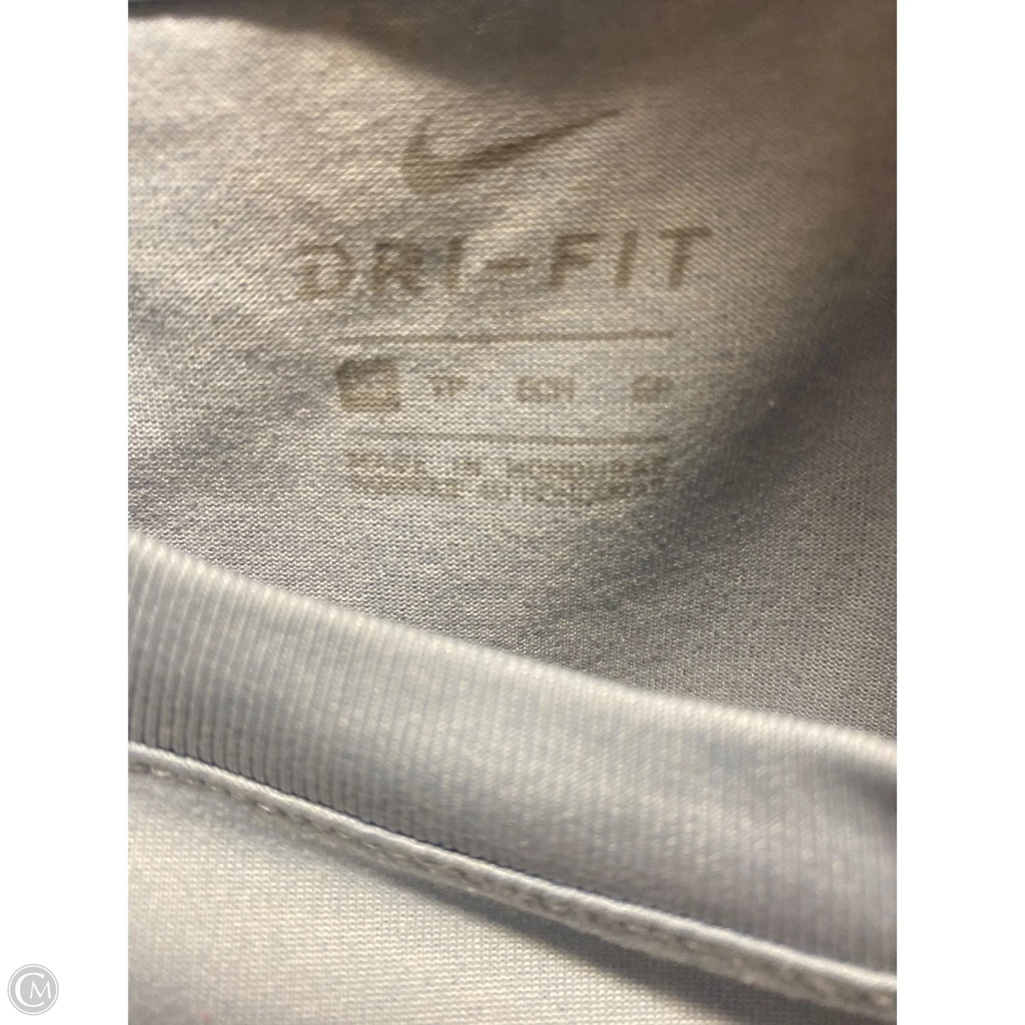 Athletic Top Short Sleeve By Nike In Blue, Size: Xs