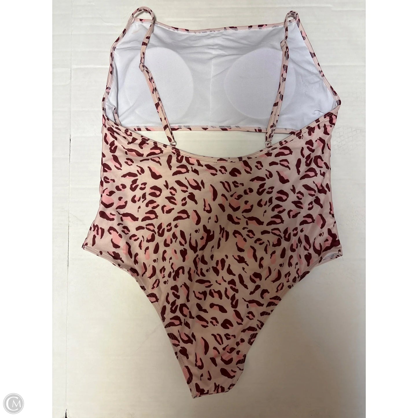Swimsuit By Clothes Mentor In Animal Print, Size: 3x