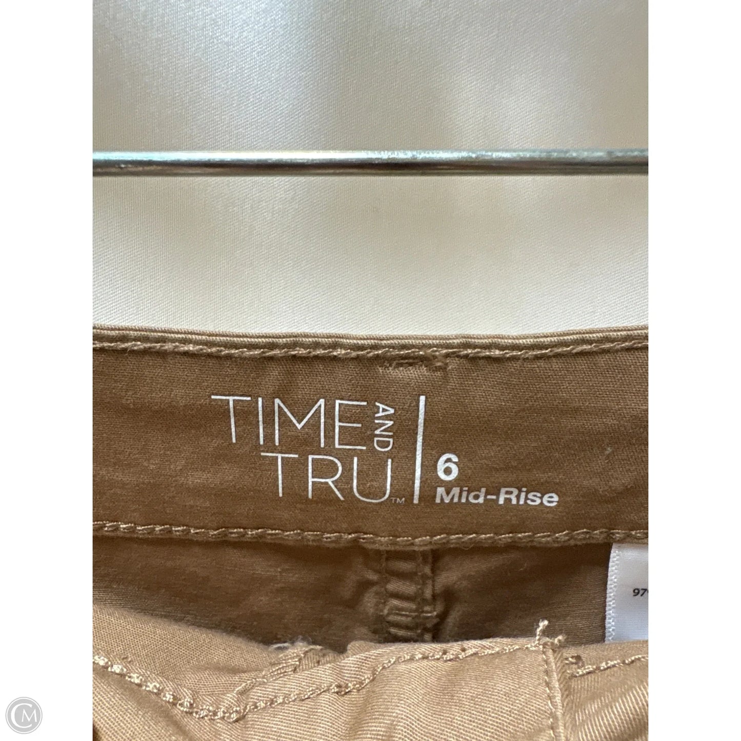 Shorts By Time And Tru In Brown, Size: 6