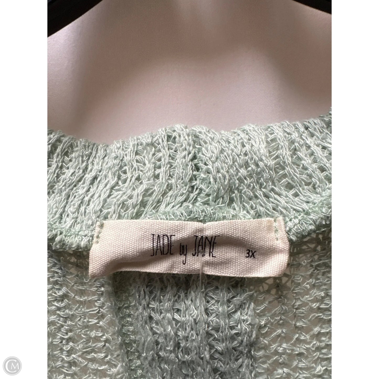 Cardigan By Jade In Green, Size: 3x