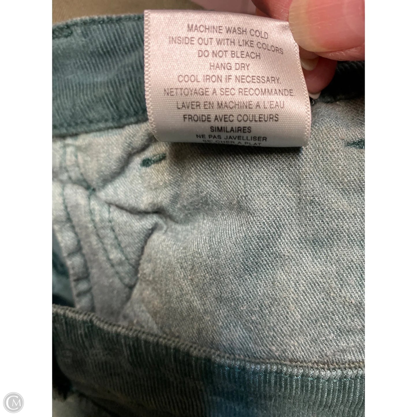 Pants Corduroy By Joes Jeans In Green, Size: 10