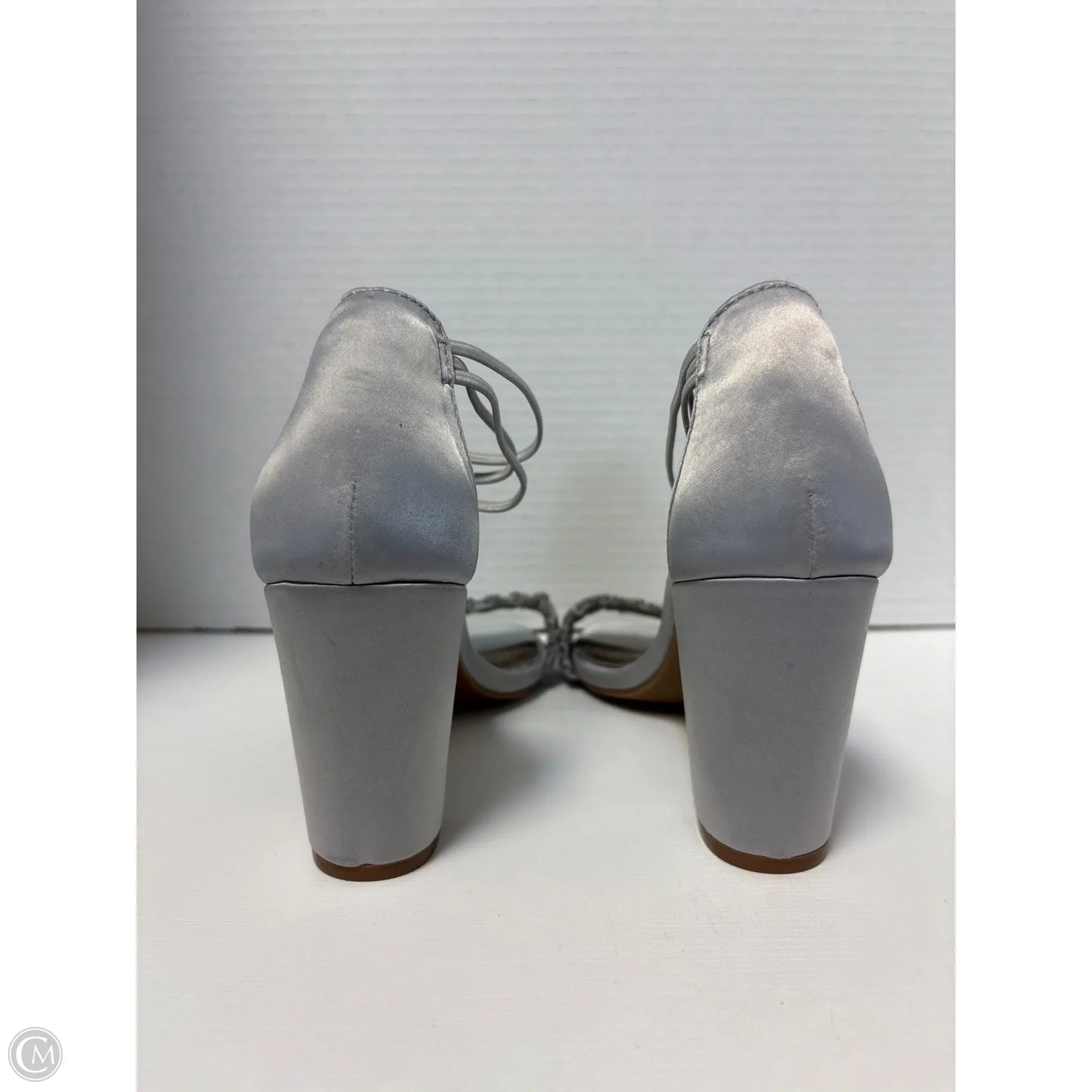 Shoes Heels Block By New York Transit In Grey, Size: 7